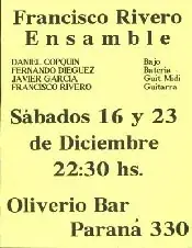 Foto de Francisco Rivero Ensamble