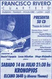 Foto de Francisco Rivero Cuarteto